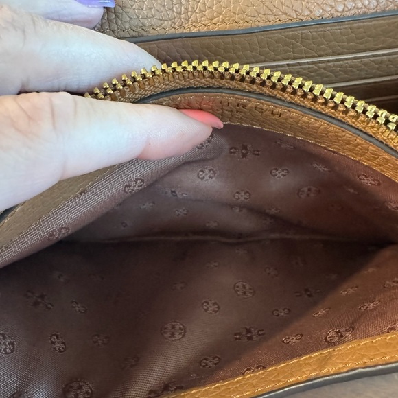 Tory Burch Britten Printed Chain Wallet – Liberty Ditsy French Paisley 🌸🩵 - Picture 14 of 16